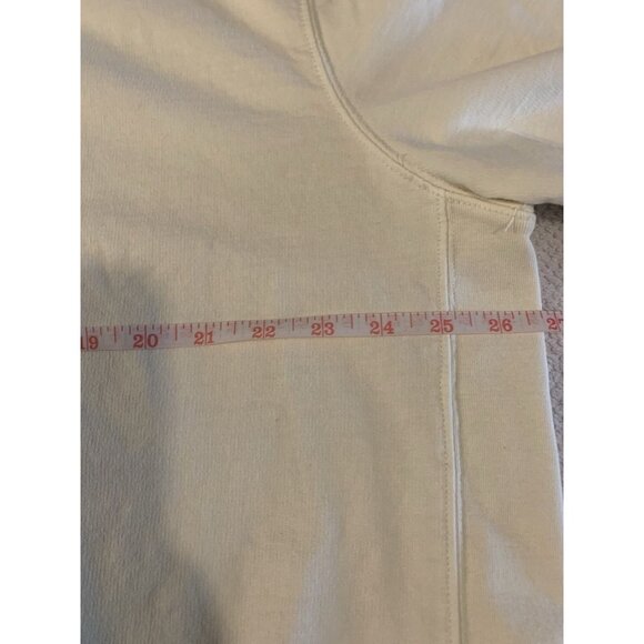 St. John’s Bay Crew Neck Sweater Men’s XXL Cream Ivory Classic Preppy Heritage - Picture 6 of 7